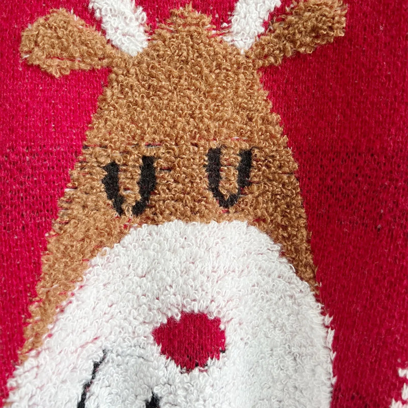 Smiling Elk Christmas Sweater