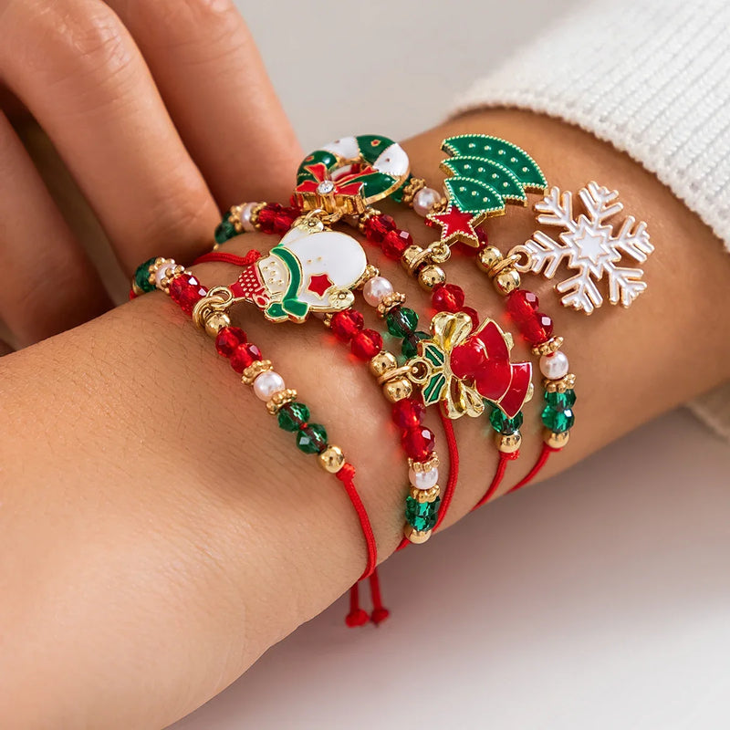 Cute Multilayer Christmas Bracelet