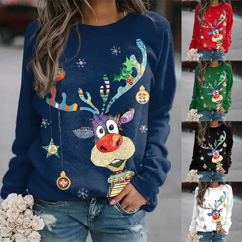 Multicolour Reindeer Sweater