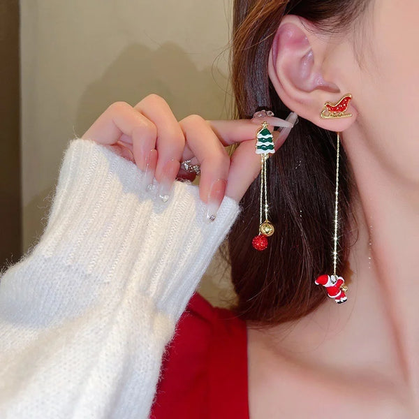 Christmas Santa Earrings