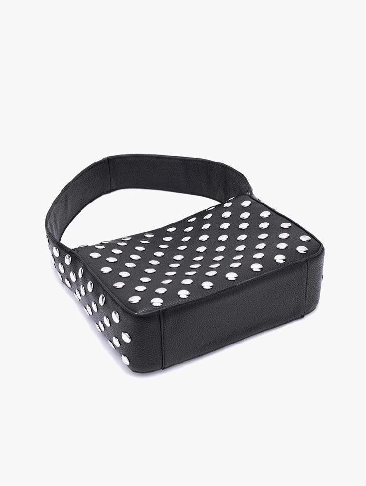 Ebon Élan Structured Shoulder Bag