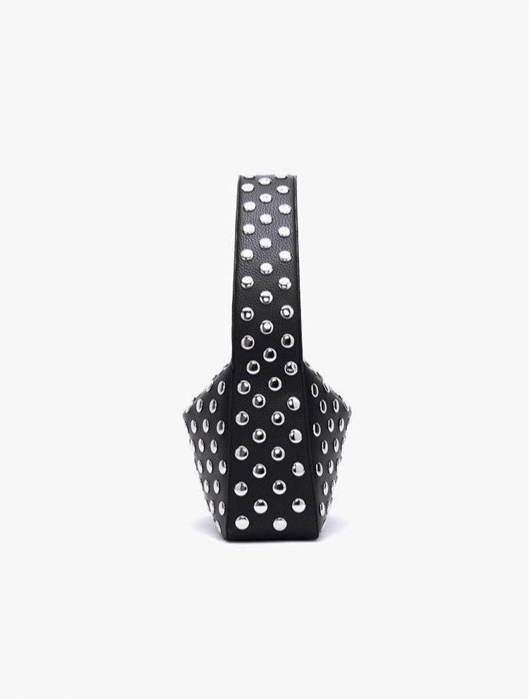 Ebon Élan Structured Shoulder Bag