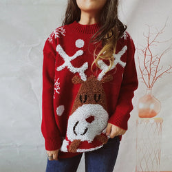 Smiling Elk Christmas Sweater