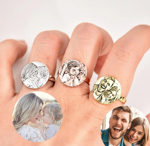 Personalised Ring With Picture