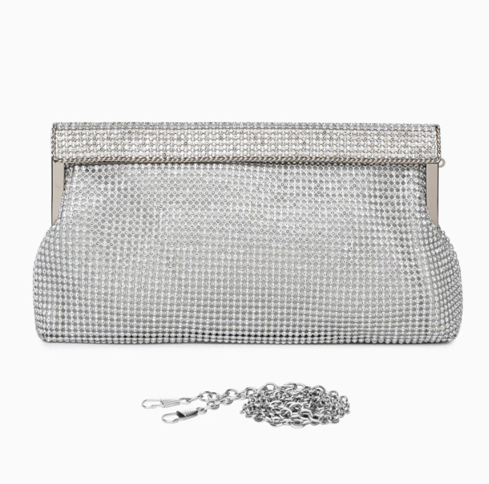 Luxury Glamour Diamond Clutch Bag - Sparkling Evening Bag for Special Occasions