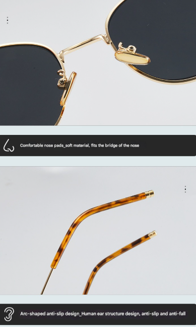 Gold Olive Sunglasses
