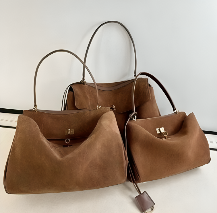  Elarna Vegan Suede Chic Handbag