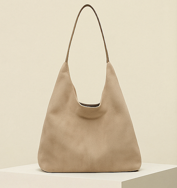 Velora Luxe Vegan Suede Tote