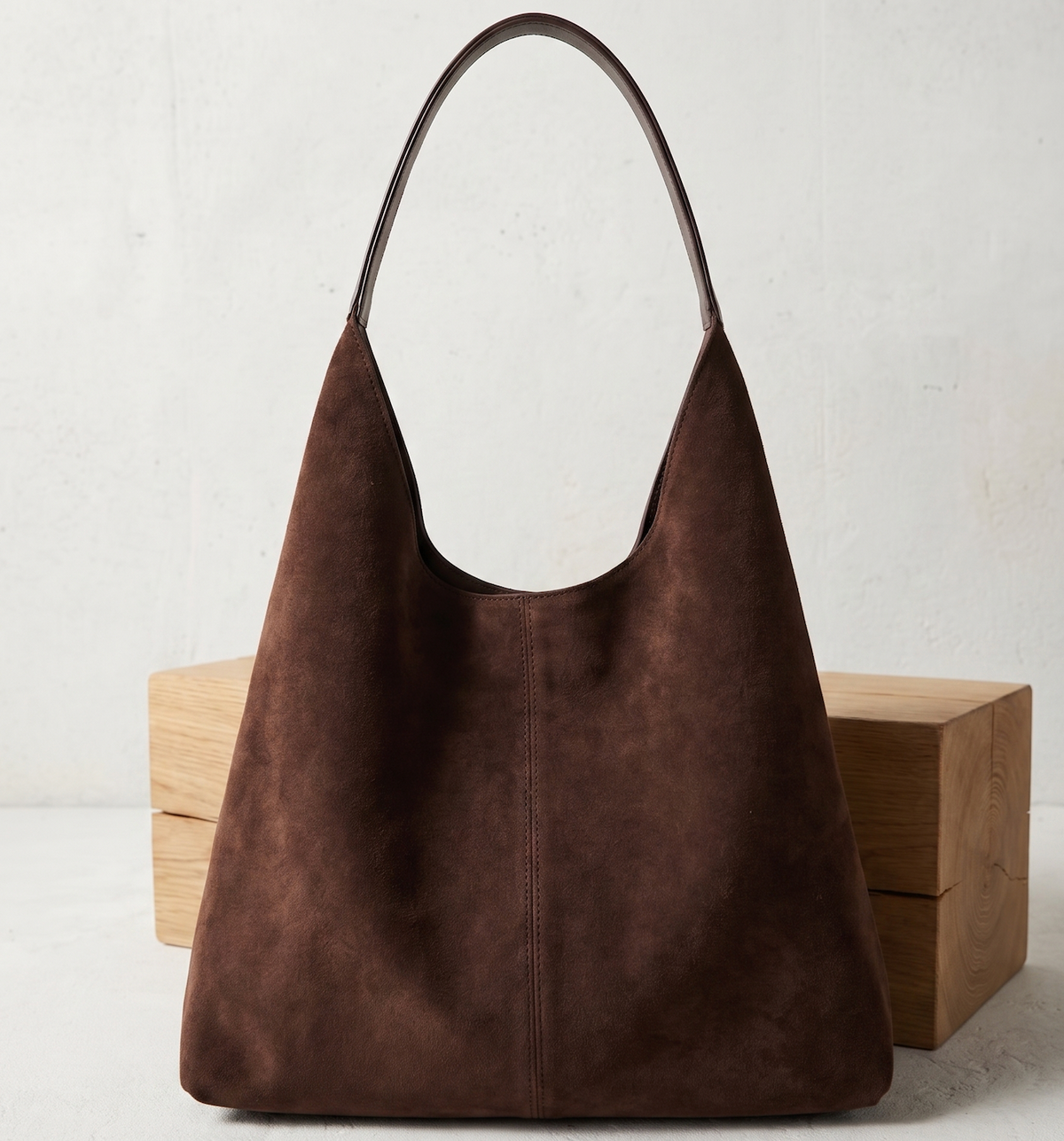 Sac fourre-tout Velora Luxe en suède vegan