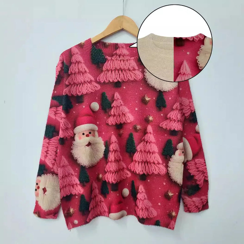 Santa Claus in Pine Sweater