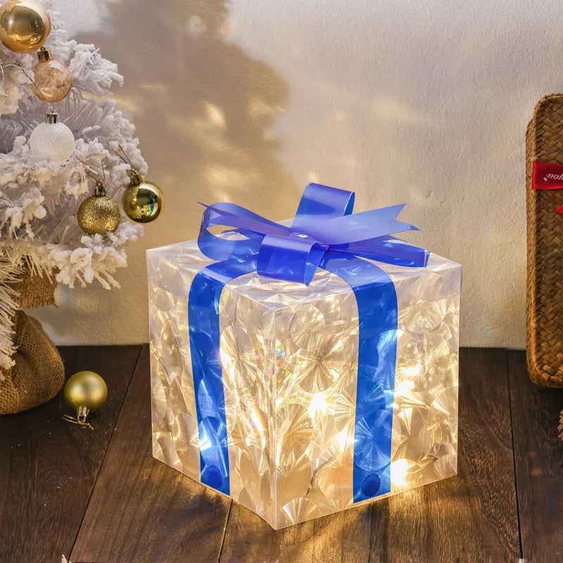 Christmas Glowing Light Box (Set of 3)