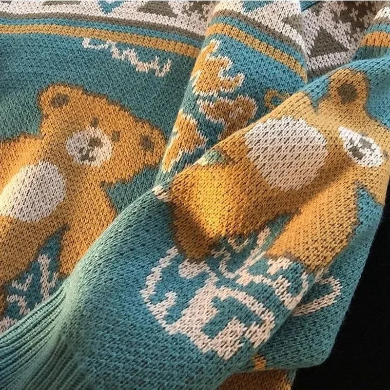 Christmas Themed Snow Bear Sweater