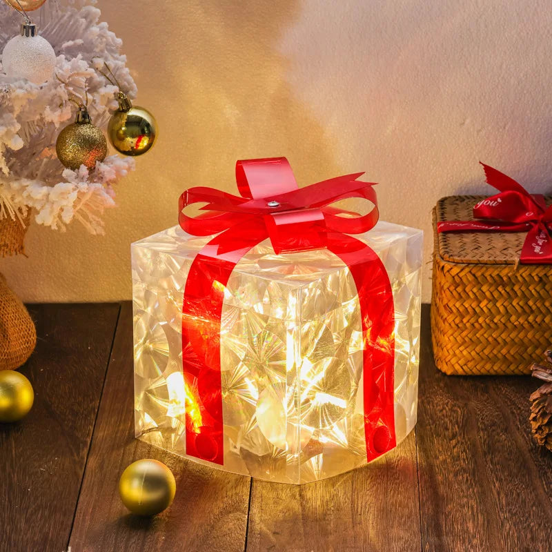 Christmas Glowing Light Box (Set of 3)