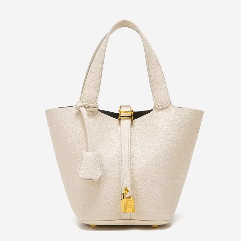 Borsa a secchiello in pelle vegana  