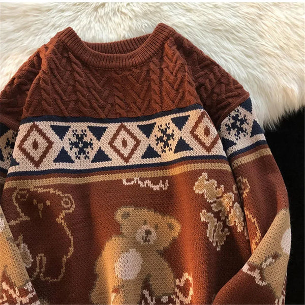 Christmas Themed Snow Bear Sweater