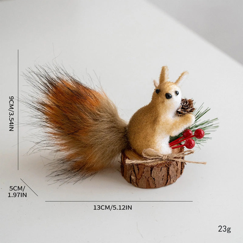 Squirrel for Christmas Tree Decoration (2 Pc)