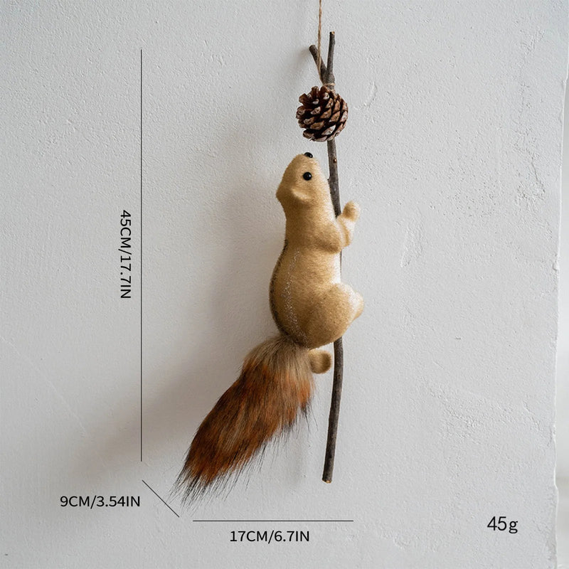 Squirrel for Christmas Tree Decoration (2 Pc)