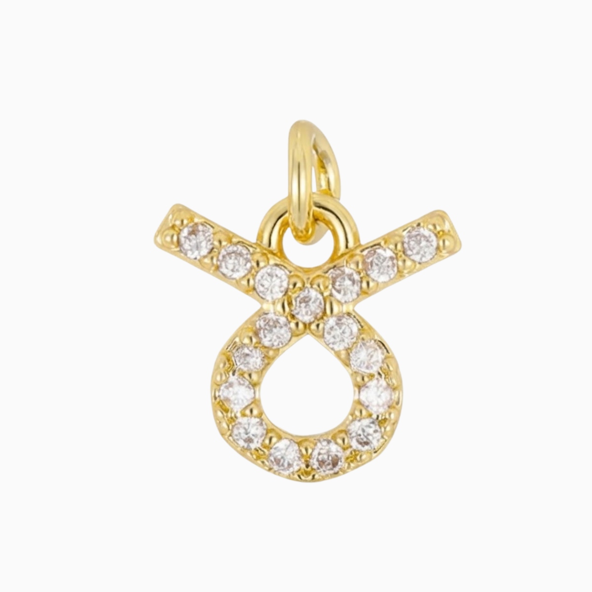 Charms - Jeweled Taurus Zodiac Pendant