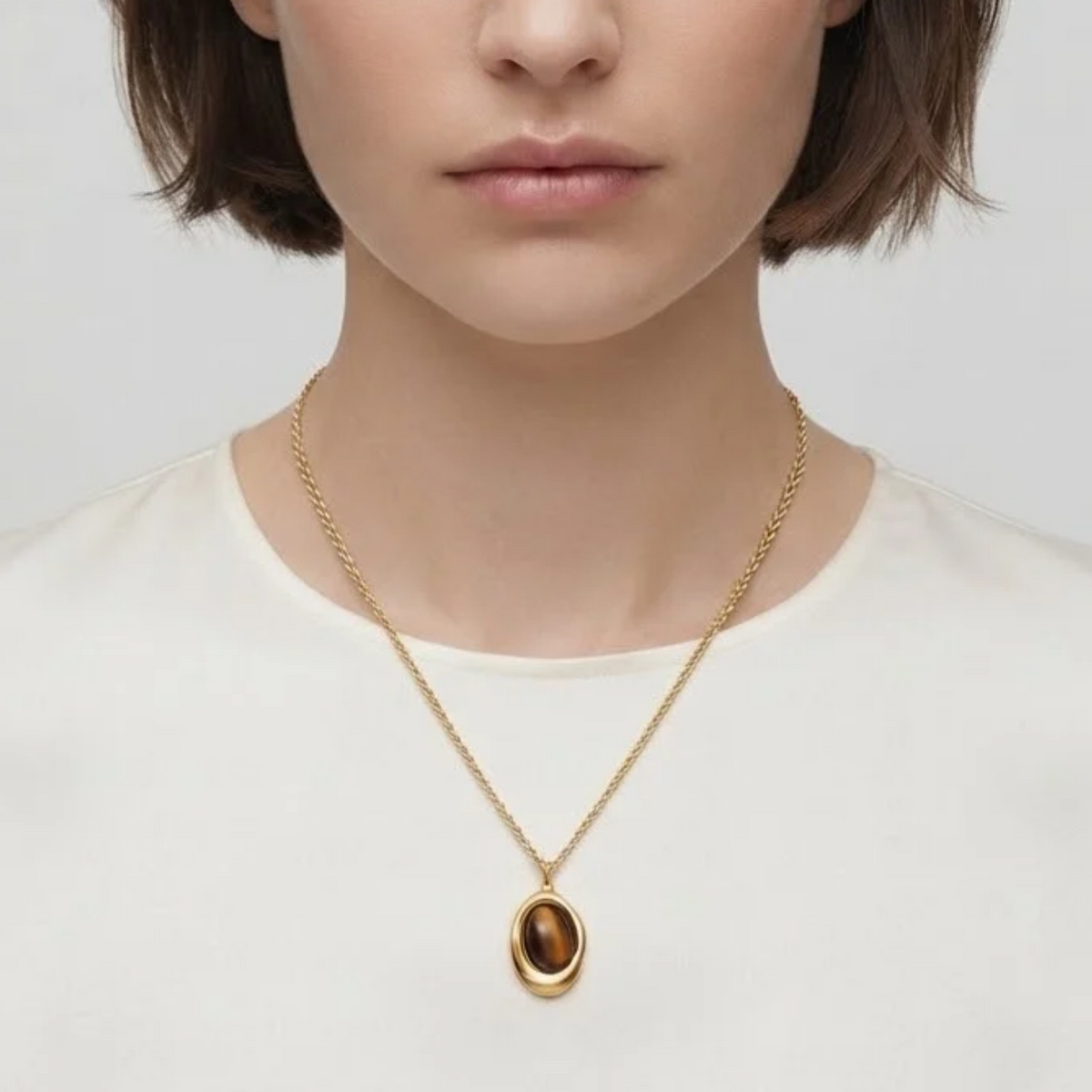 Valora Tiger Eye Necklace