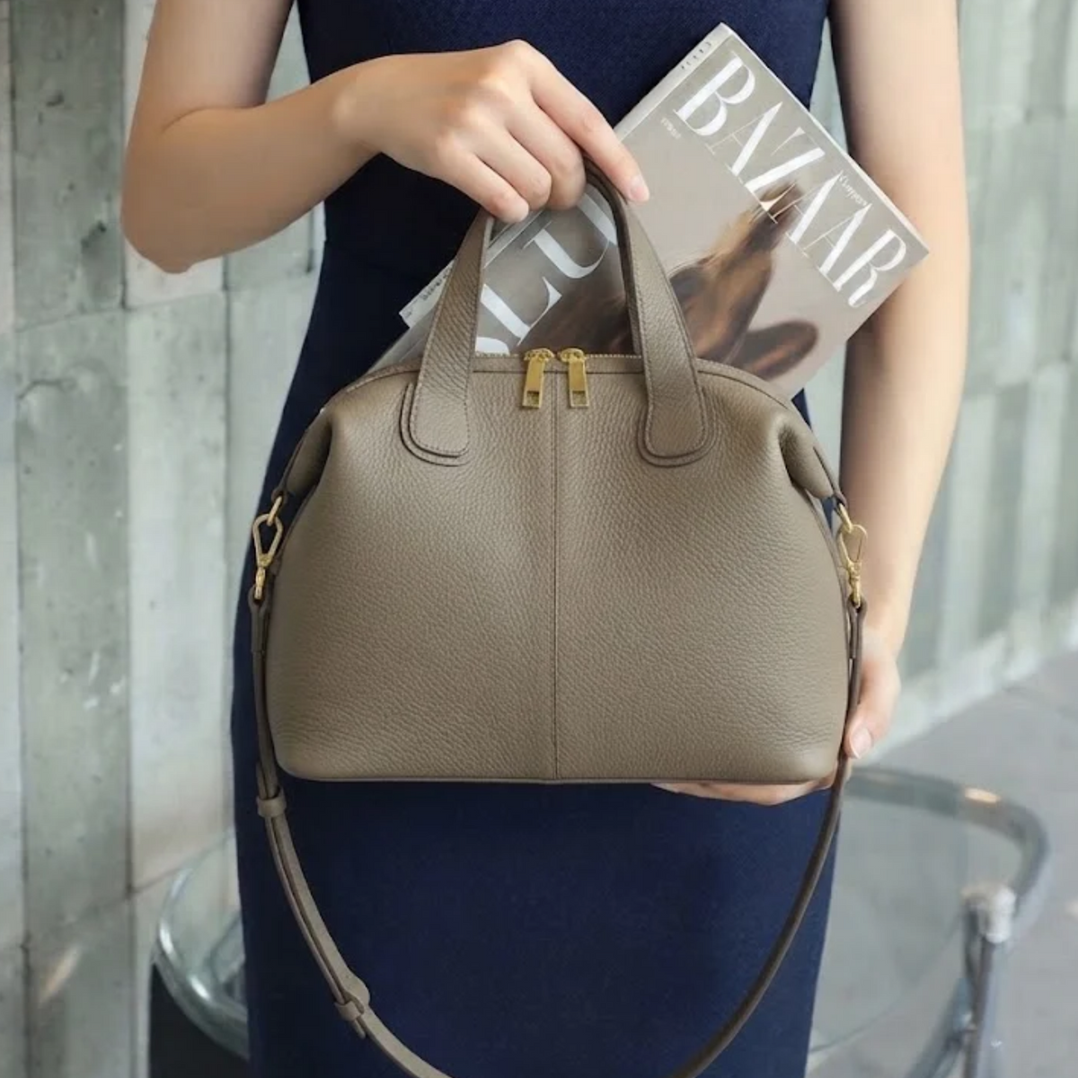 Lunévre Genuine Leather Shoulder Crossbody Bag