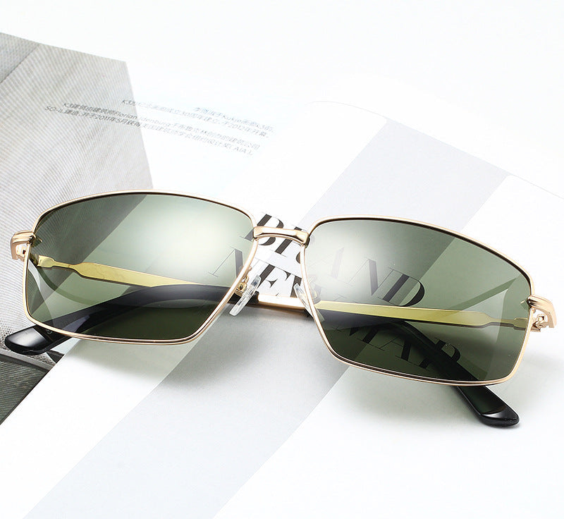 Idir Gold Olive Polarized Sunglasses