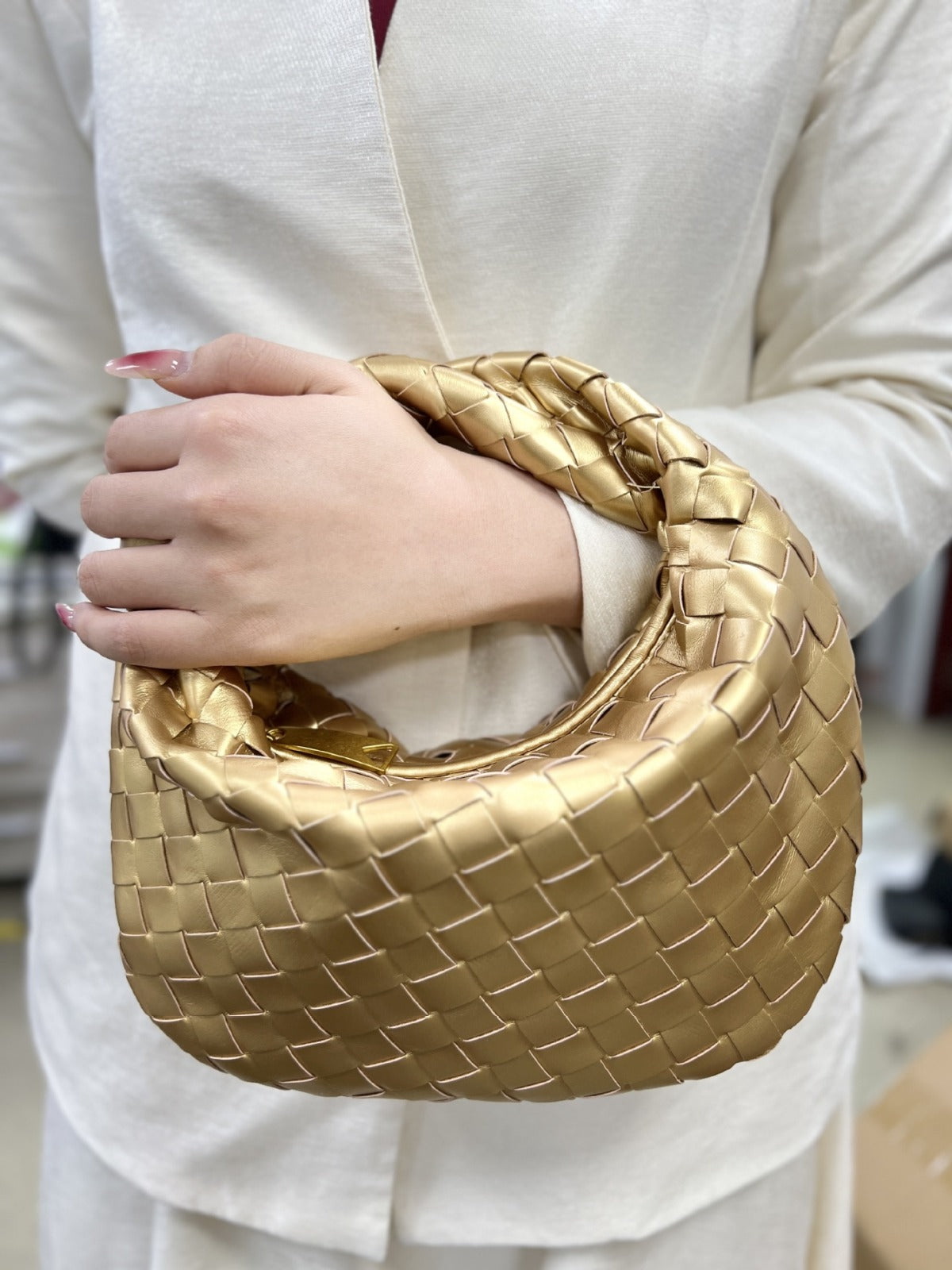 Aurelia Woven Mini Handbag