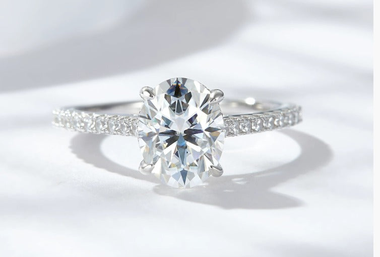 Eternal Radiance Moissanite Solitaire Ring