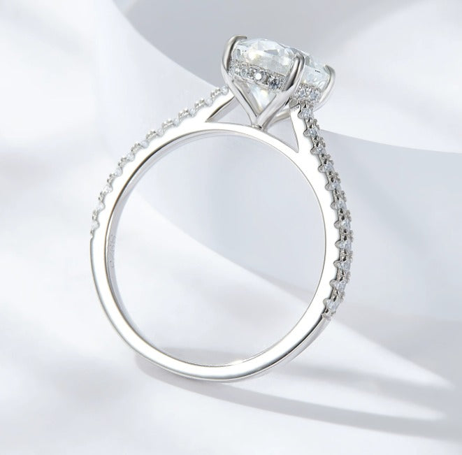 Eternal Radiance Moissanite Solitaire Ring