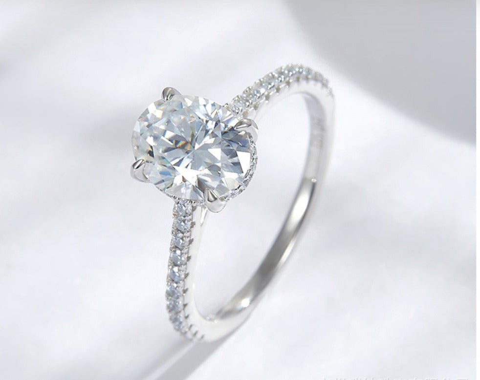 Eternal Radiance Moissanite Solitaire Ring