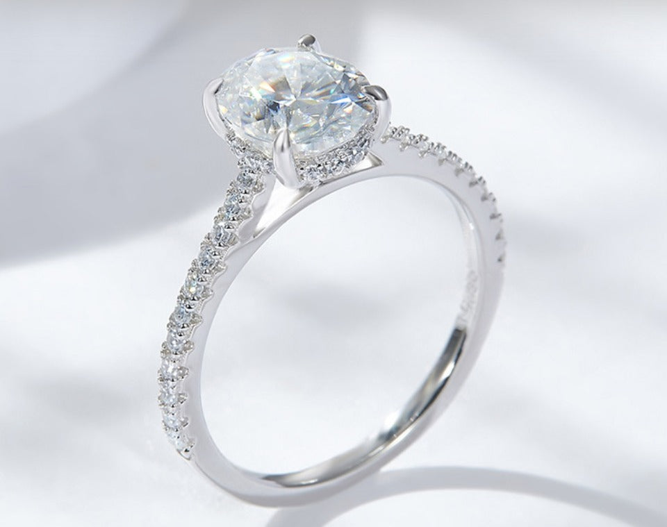 Eternal Radiance Moissanite Solitaire Ring