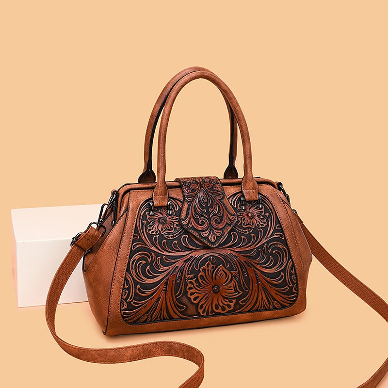 Amalfi Italian Leather Handbag – Timeless Elegance