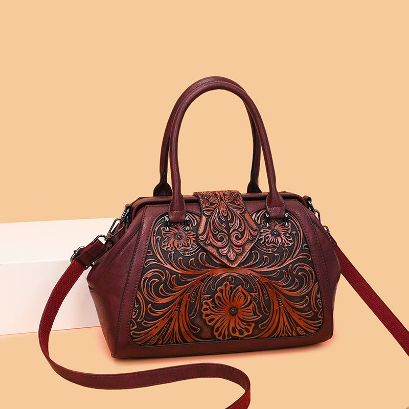 Amalfi Italian Leather Handbag – Timeless Elegance