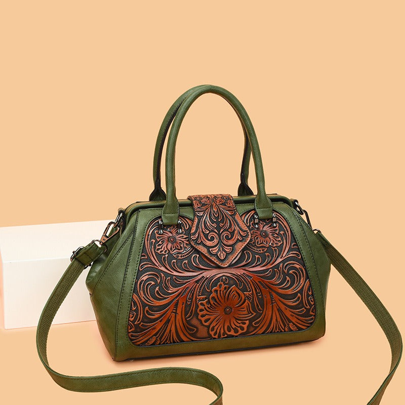 Amalfi Italian Leather Handbag – Timeless Elegance