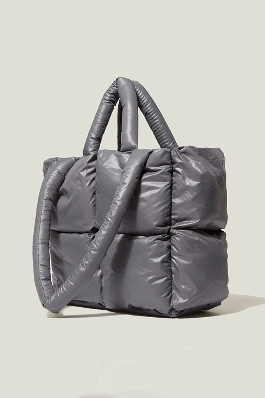 Borsa a mano imbottita trapuntata CloudChic