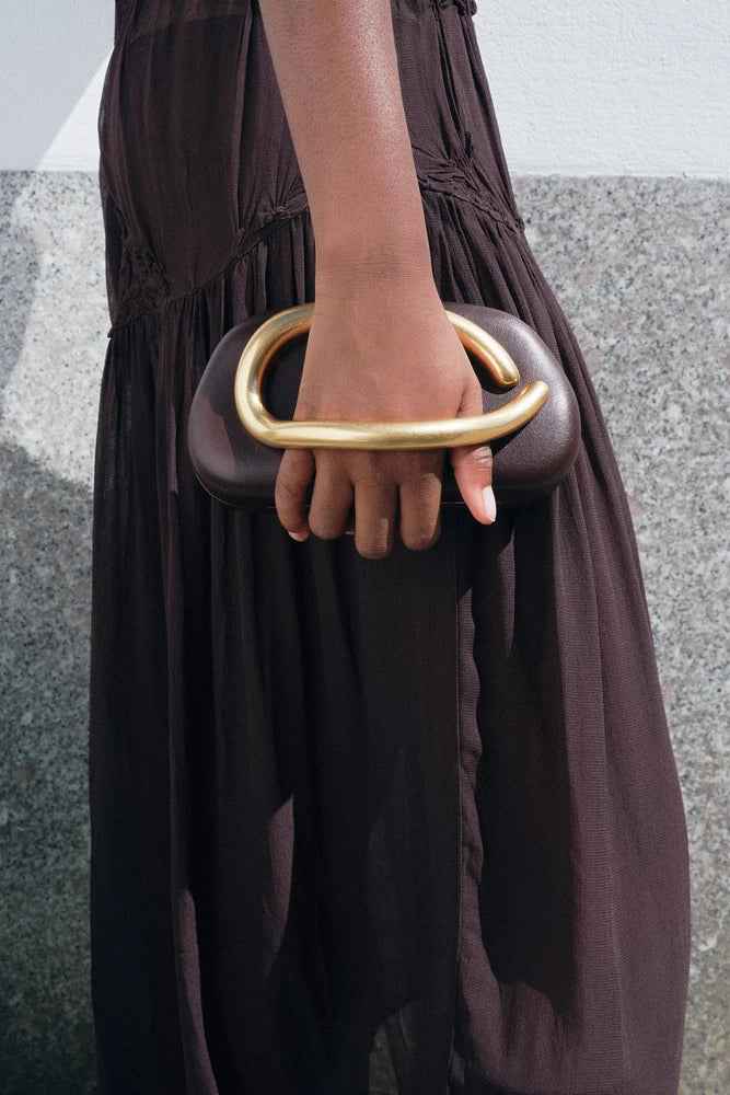 Mother-of-Pearl Box Clutch