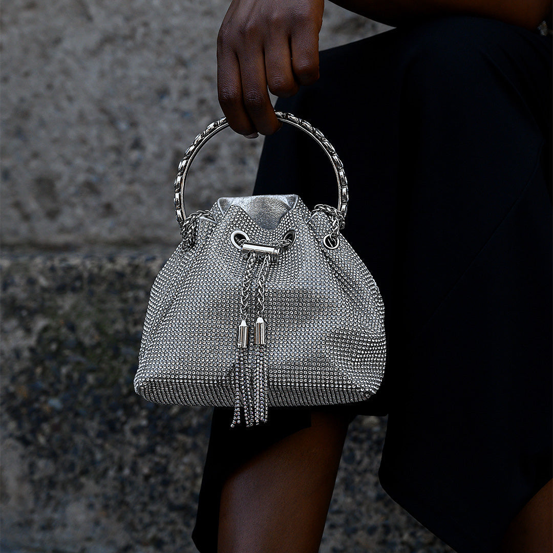 Sac à main Stella Rhinestone – Glamour et Élégance