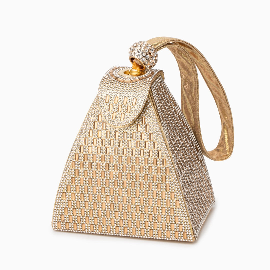 Borsa da sera di lusso con cristalli chic
