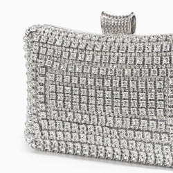 Glitter Clutch Bag – Elegant Evening Bag with Detachable Chain Strap for Weddings and Parties