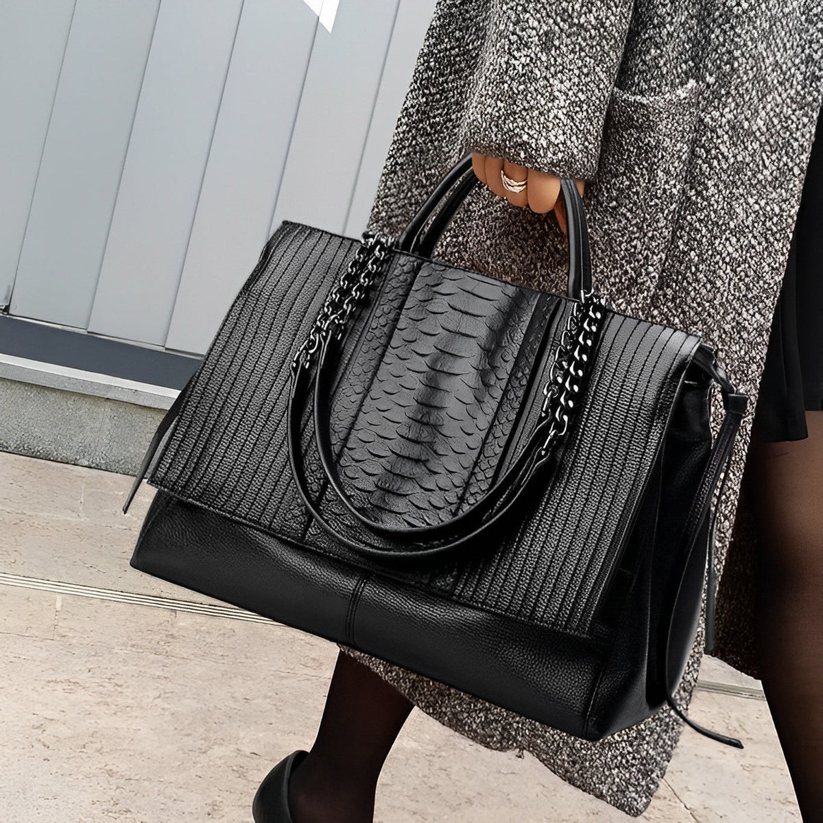 Borsa tote elegante – alla moda, spaziosa e versatile per ogni occasione