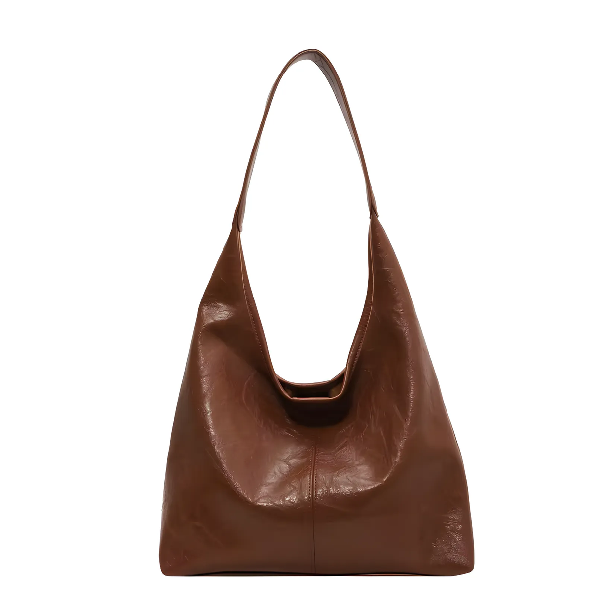 Sac fourre-tout en cuir vieilli vintage chic