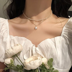 Pearl Choker Necklace - UnfoldSerenity